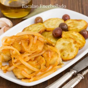 Bacalao Encebollado