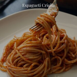 Espagueti Criolla